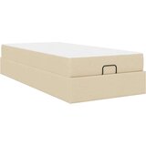  Okvir za krevet s madracem Krema 80 x 200 cm tkanina | shoptok.hr