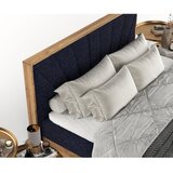 Maison de Rêve Temno modra/v naravni barvi boxspring postelja s prostorom za shranjevanje 180x200 cm Asahi – | Shoptok.si