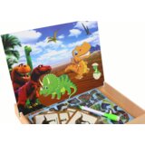 A set of educational magnetic puzzles with dinosaurs | Shoptok.si