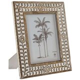  Okvir za sliku Home ESPRIT Bijela Prirodno Kristal Drvo Manga Cvijet Indijac 31 5 x 2 x 36 5 cm | shoptok.hr