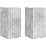 TV zidni ormar 2 pcs Beton 30 x 31 x 60 cm Konstruirano drvo | shoptok.hr