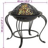  Posuda za vatru sa žaračem 49 cm čelična | shoptok.hr