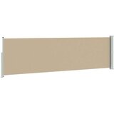  Zložljivo stransko senčilo Bež 600 x 117 cm Poliester, (5000247779) | Shoptok.si