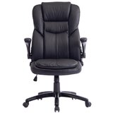 XXXL Pisarniški Stol Boni, Črna, Videz Usnja | Shoptok.si