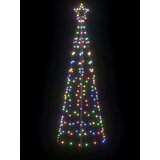 vidaXL LED božično drevesce med 390 LED večbarvno 250 cm elezo | Shoptok.si