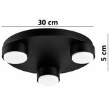 Brilagi LED RGB plafonsko svetlo MONO sa prigušiva 3xGX53/14W/230V Wi-Fi Tuya, prečnik 30 cm, crno | Eponuda.com