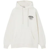 Pull&Bear Majica črna / bela