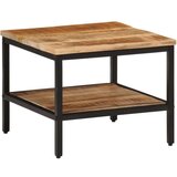vidaXL Klubska mizica 45x45x35 cm trden robusten mangov les | Shoptok.si