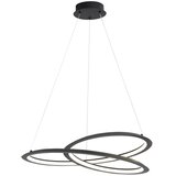  LED luster na sajli TANGO LED/44W/230V 4000K prečnik 60 cm crna | Eponuda.com