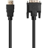 Cadorabo 5 M HQ HDMI do DVI kabel High Speed ​​- 3D Ready - HDMI do DVI adapter kabel z zlatim priključkom v črni barvi, (20622104) Cene