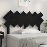 vidaXL Uzglavlje za krevet Crno 132x3x81 cm od masivne borovine Cijene