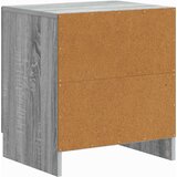  Noćni ormar Siva sonoma 43 x 34,5 x 47 cm Konstruirano drvo | shoptok.hr