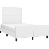  Okvir za krevet s uzglavljem bijeli 120x200 cm od umjetne kože | shoptok.hr