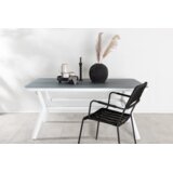 Venture Home Virya pravokutni vrtni blagovaonski stol 160 × 90 cm, sivi Cijene