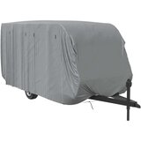 vidaXL Prevleka za prikolico siva 610x250x220 cm netkana tkanina | Shoptok.si