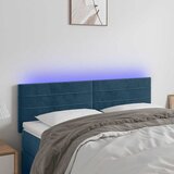  LED uzglavlje tamnoplavo 144x5x78/88 cm baršunasto | Eponuda.ba
