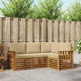  Set vanjskih sofa 4 kom. Prirodna i bež Poliester | shoptok.hr
