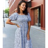 Gemre Black midi floral dress Samatzai | shoptok.hr