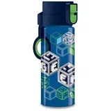 Geek s kockastim vzorcem, plastenka za vodo brez BPA, 475 ml