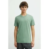 Hollister Co. Bombažna kratka majica moški, zelena barva