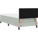  Krevet s opruga kutije Svjetlosiva 100 x 200 cm Baršun | shoptok.hr