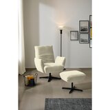 Dieter Knoll FOTELJ, krem barve tekstil | Shoptok.si