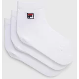 Fila Otroške nogavice 3-pack bela barva