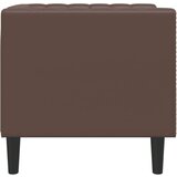  Fotelj chesterfield rjavo umetno usnje, (21825062) | Shoptok.si