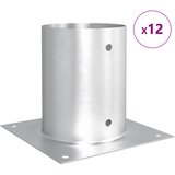  Okrugli sidrište u zemlji 12 pcs Srebrna 18 x 18 x 15 cm Metal | Eponuda.com