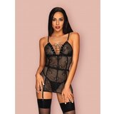 Obsessive Basitta Chemise & Thong Black S/M Cijene