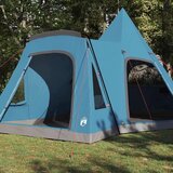  Teepee šotor s streho s shranjevanjem Modra 545 x 450 x 295 cm, (5000091123) | Shoptok.si