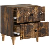  Noćni ormar s ladicama 2 pcs Dimljeni hrast 43 x 34,5 x 48 cm | shoptok.hr