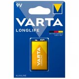  Baterija 9V VARTA LongLife 9V 6LR61 MN1604 Alkalna baterija Pakovanje 1kom | Eponuda.com
