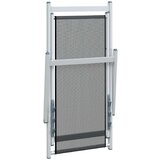 vidaXL Zložljivi stoli za na plažo 2 kosa siv aluminij in tekstil | Shoptok.si