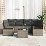  Set sofe 7 kom. 6-Broj sjedala Siva poliratan 234 x 122 x 85 cm | Shoptok.si
