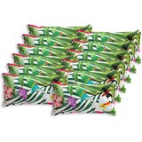  Presvlaka za jastuk 12 kom. HOUTEN Crna 40 x 80 cm Poliester | shoptok.hr