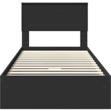  Krevet s od storage Crna 75 x 190 cm Konstruirano drvo | shoptok.hr