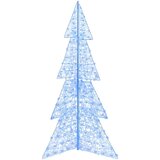  Božićno drvce s 240 LED svjetlima Plava 180 cm Akril | Eponuda.com