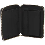 Denarnice 001 TUCK ZIPPED Črna