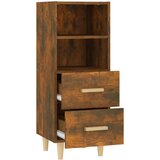  Komoda dimljeni hrast 34,5x34x90 cm konstruiran les, (20654305) | Shoptok.si