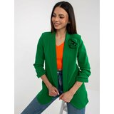 Fashion Hunters Green elegant jacket with flower OCH BELLA Cene