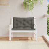  Jastuci za vrtnu klupu 2 kom tamnosivi 100x50x7 cm tkanine | Eponuda.com