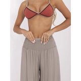 Italy Moda Trousers-MI-SP-A2543.27-dark beige | shoptok.hr