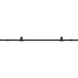 vidaXL Pribor za klizna vrata 213 cm čelični crni | shoptok.hr