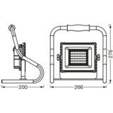 Ledvance LED REFLEKTOR PRENOSNI PUNJIVI 20W NW WORKLIGHT R ST | ePonuda.com