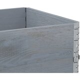  Okviri za palete 3 kom sivi 80x60 cm od masivne borovine | Eponuda.com