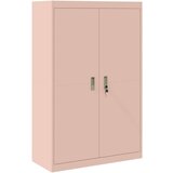 Ormarić Omarica za shranjevanje 2 pcs Roza 90 x 40 x 140 cm Jeklo, (5000152846) | Shoptok.si