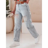 DStreet Spodnie damskie jeansowe baggy BAGGINOVA niebieskie Cene