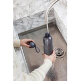 Sagaform Temno siva steklenica za vodo za na pot iz reciklirane plastike 600 ml Ture – | Shoptok.si