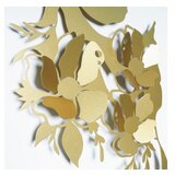 WALLXPERT dekorativni metalni zidni pribor carpa koi APT748 l gold | ePonuda.com